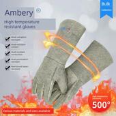 538工业耐高温手套500度绝缘 阻燃 防火 防烫 耐热 Amberly
