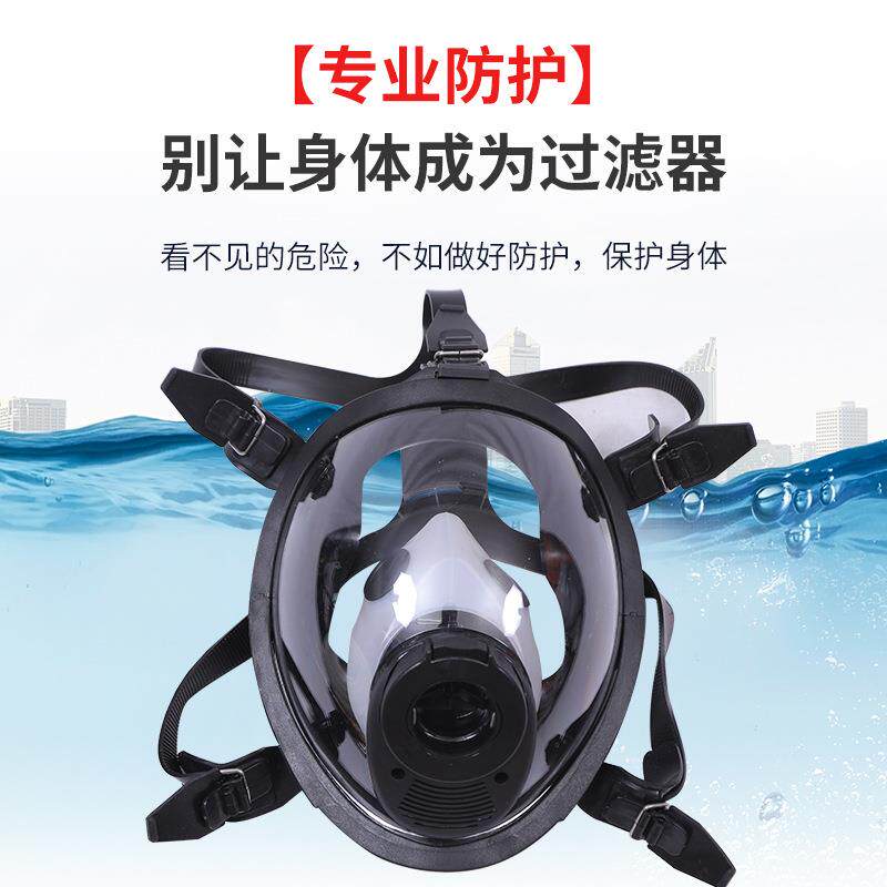 自吸式长管呼吸器过滤式防尘面罩单双人电动送风式空气呼吸器面具