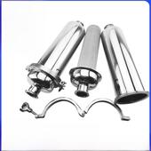 304不锈钢直通过滤器快装 卫生级管道滤网滤芯商用工业分离设备