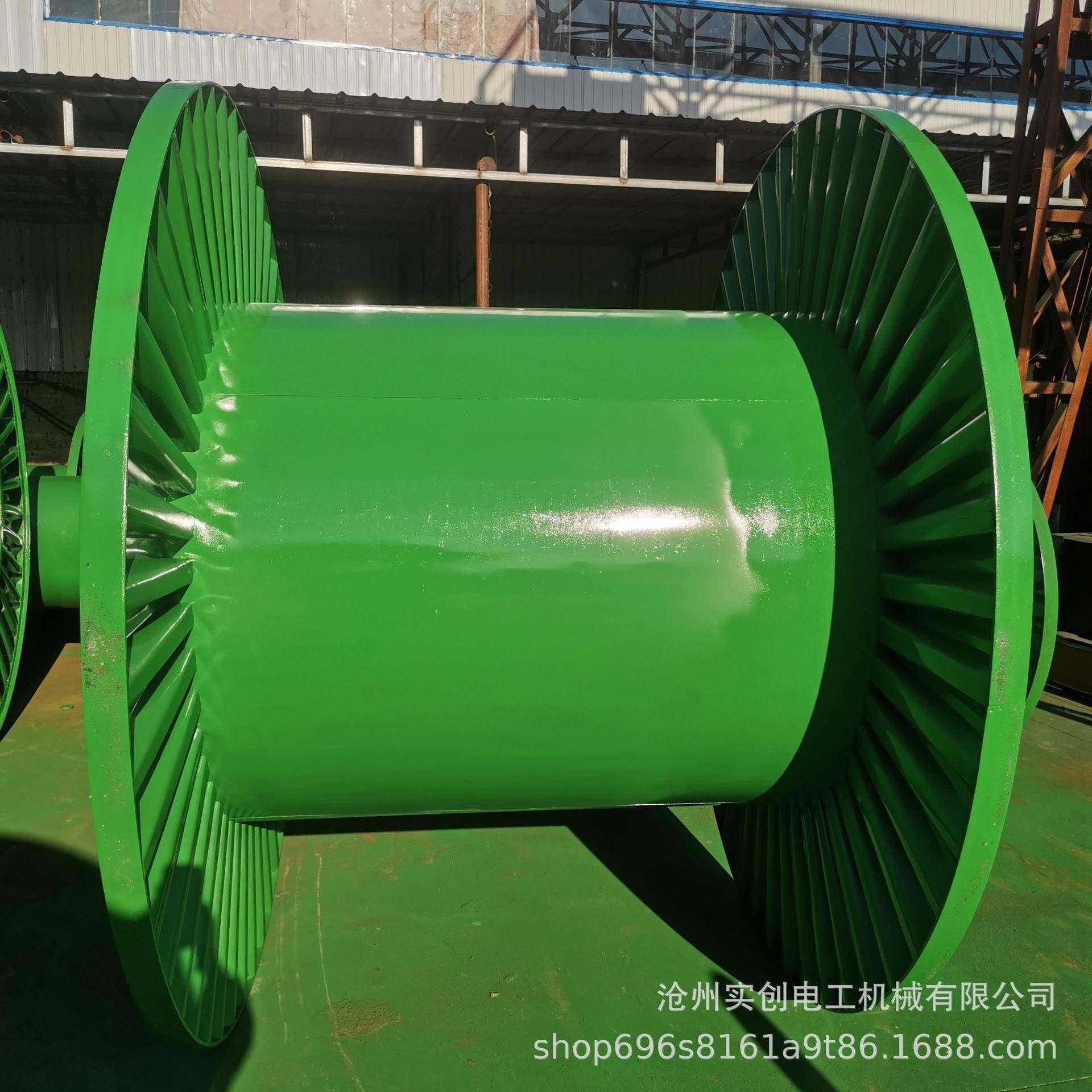 电缆卷绕绞线放线工字铁线盘厂冲压盘瓦楞盘加工冲压型钢铁线盘