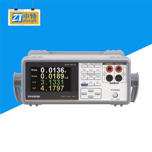 GPM-8213高精度数字功率计DC电压电流测试带宽图形显示数据