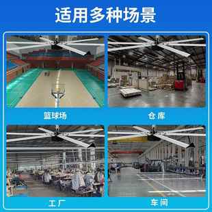 融泰厂家直销永磁4米无刷电机大型工业吊扇厂房仓库车间风扇