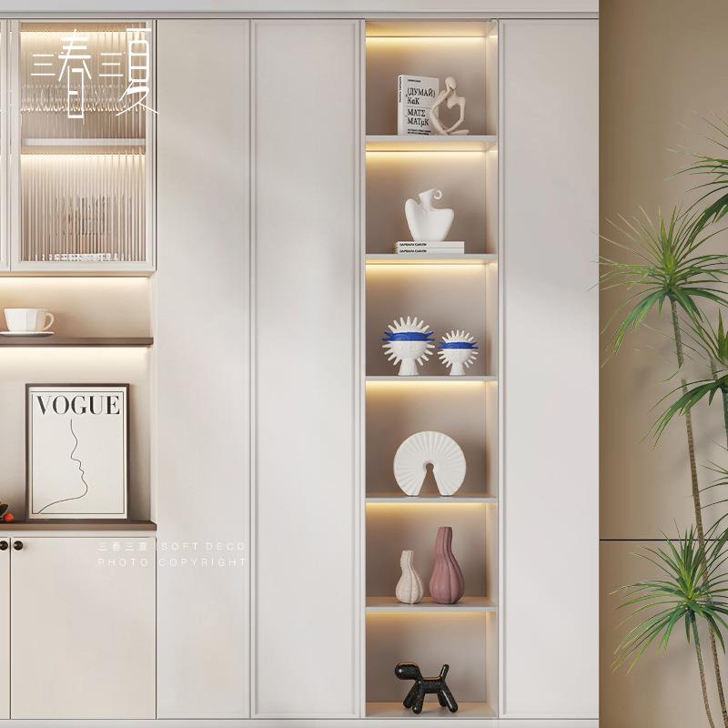 匠十三 奶油风法式软装高级感餐边柜摆件小众展示柜客厅摆件