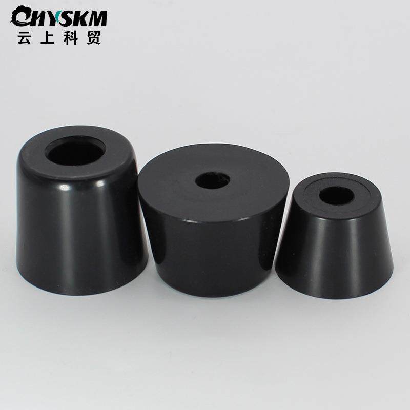 橡胶垫片家具桌椅防滑垫脚仪器锥形橡胶脚橡胶机脚垫减震家居家用