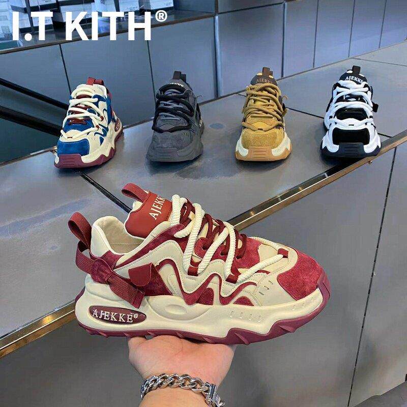 I.T KITH2025秋冬时尚休闲鞋青年潮流个性舒适小众老爹鞋子男款