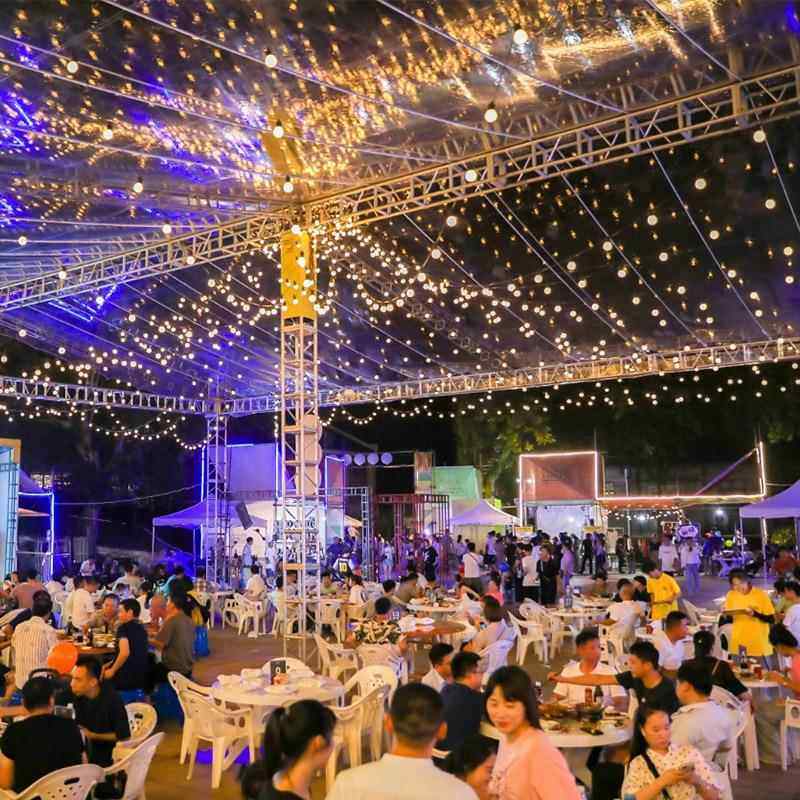 G500球泡灯串1灯2接IGM0灯可连户外跑马led串圣诞灯婚礼节日装饰