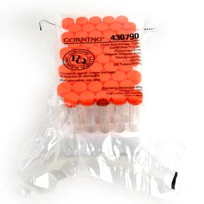 离心管15ml50ml康宁Corning锥形500支一箱