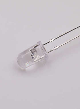 5MM圆头LED灯珠单闪短脚红光黄蓝绿色1.5HZ频率90S 直插led发光管