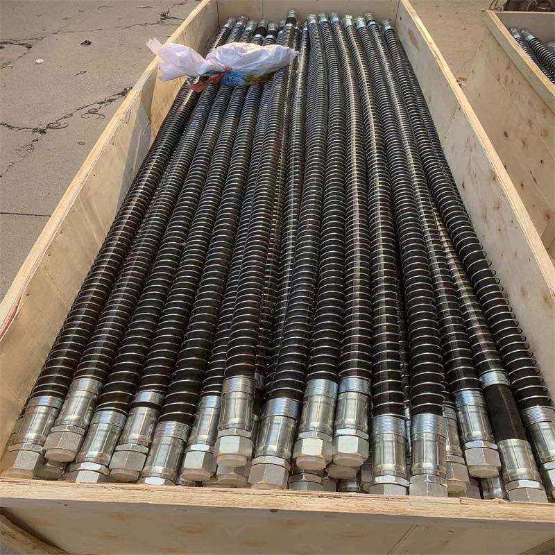高压胶管高压油管液压总成钢丝编织橡胶管 蒸汽工程机械液压油管