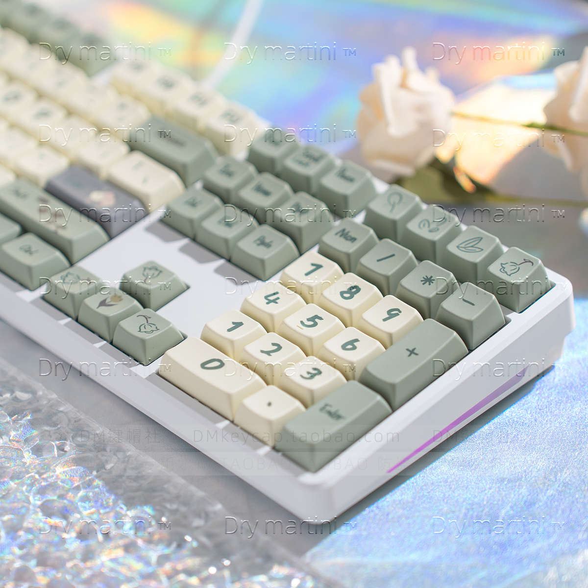 DM108全键机械键盘Gasket三模无线蓝牙有线客制化热插拔静音套件