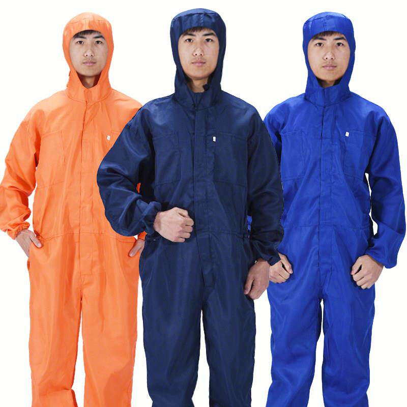 夏季薄款透气连体劳保服男汽修厂服防尘工作服搬运喷漆防尘服维修