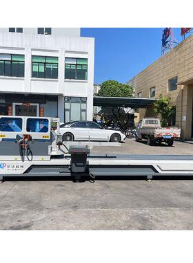 合金门窗切割备双铝头CD-610锯设铝型材数头控双锯断桥铝门窗精密