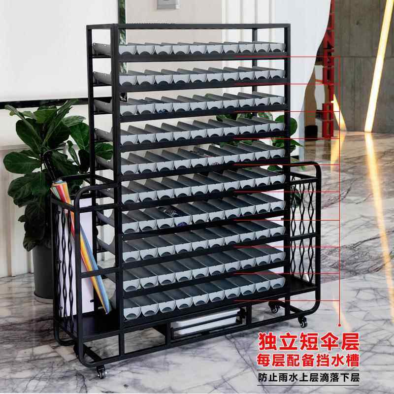 大容量伞雨伞架MF-T1010酒店公售楼部大置堂放架工厂司学校放架柜