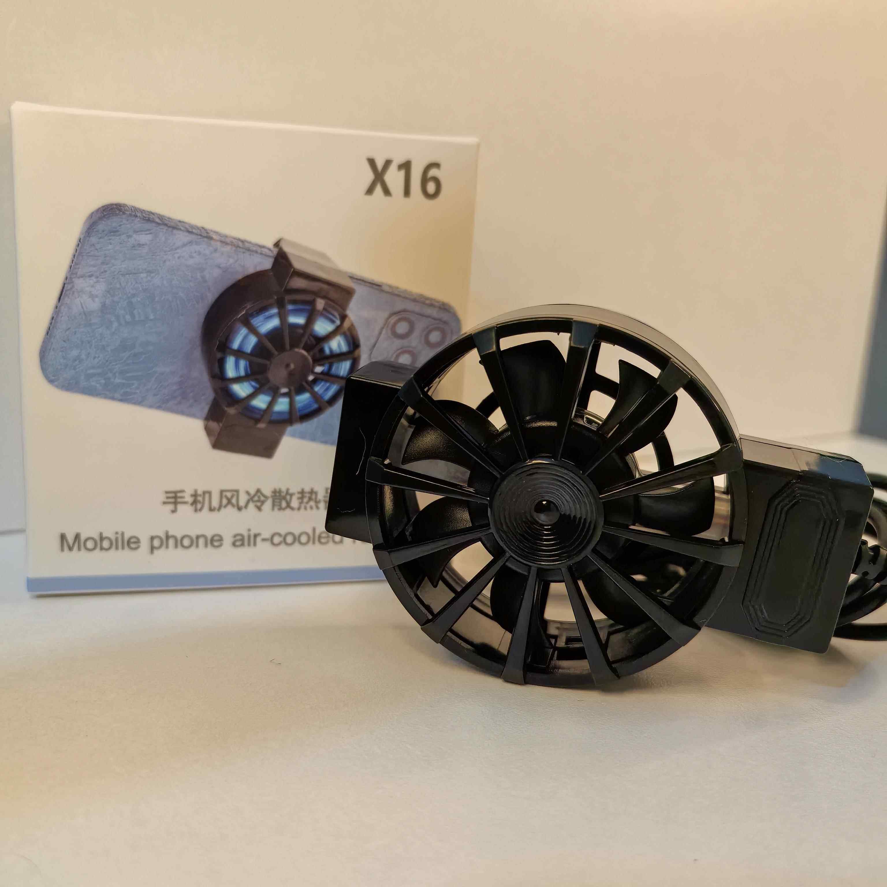 直播手机散热器结冰磁吸快速降温神器插电卡扣式静音风扇吃鸡背夹