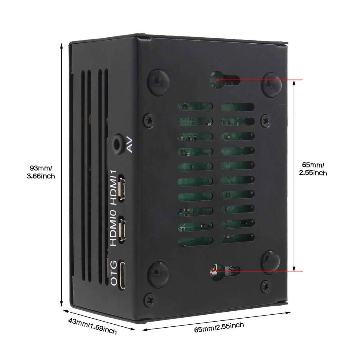 树莓派PiKVM v3 HAT远程控制pikvm运维overip服务器 kvm HDMI CSI