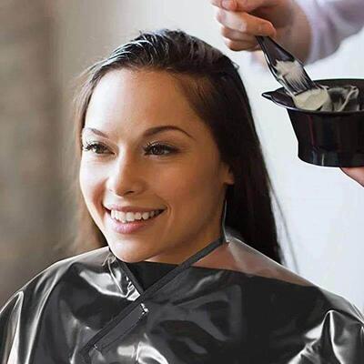 Hair Cutting Collar Waterproof Colouring Cape Barber Cloth H