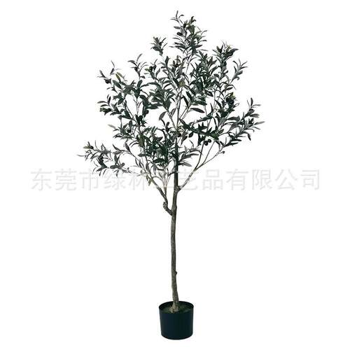 厂家仿真橄榄树盆栽仿真绿植盆栽北欧风格创意摆件造型盆栽树