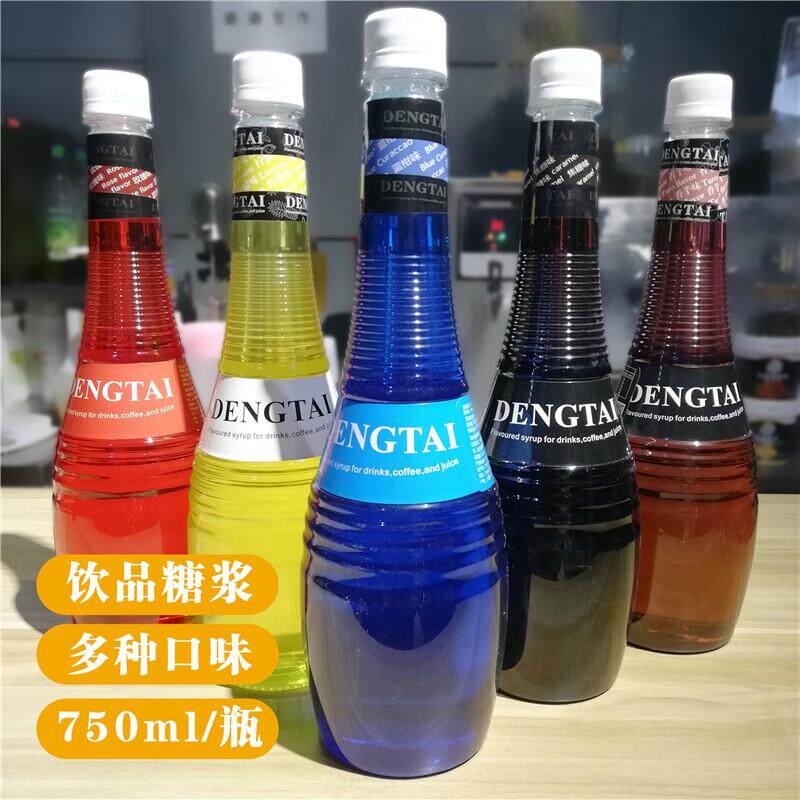 嶝泰 焦糖风味糖浆果露750ml包邮 鸡尾酒气泡水咖啡奶茶原料专用