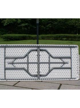 183cm塑料桌 28*1.0mm加粗型桌腿 户外折叠桌腿塑料长桌