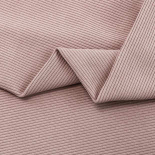 260g秋冬保暖打底面料 加绒磨毛罗纹面料 罗纹布 工厂现 法式