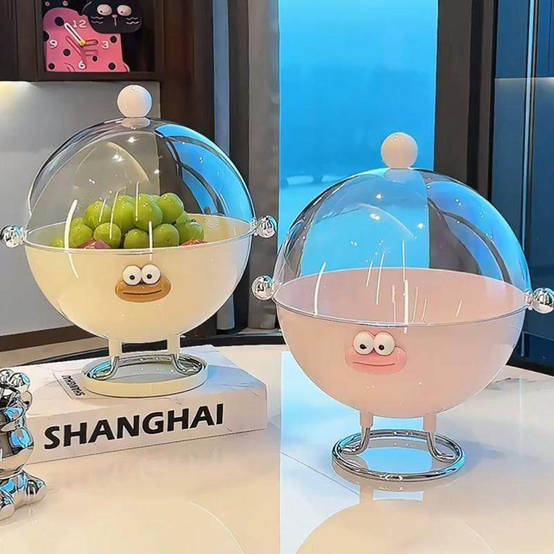 大容量|能沥水|日本水果盘高端精致高颜值客厅家用零食干果盘