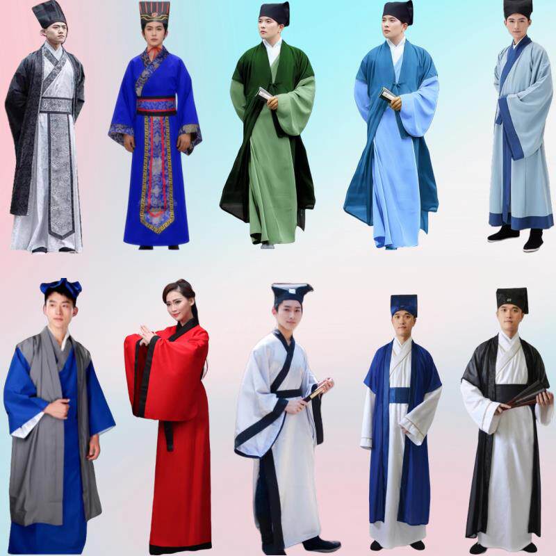 男女成人礼国学服祭孔祭祖大典礼生表演服拜师礼毕业典礼古装汉服
