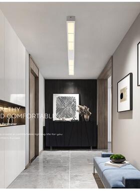 过道玄灯餐厅明装灯阳台免开长筒灯办孔公灯吸顶条式书SYX-503光
