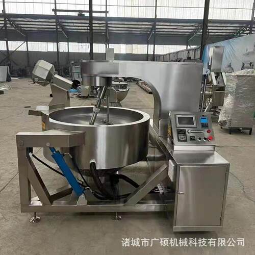 全自酱动虾行ATK搅拌炒锅 翻转式自动星出料黄豆酱火底锅料炒锅