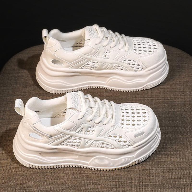 运动鞋厚底增高镂空透气老爹鞋