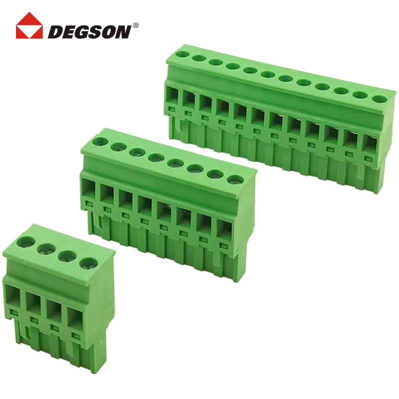 DEGSON高正高松连接器插拔式PCB接线端子凤凰插头2EDGKA-5.08-02P