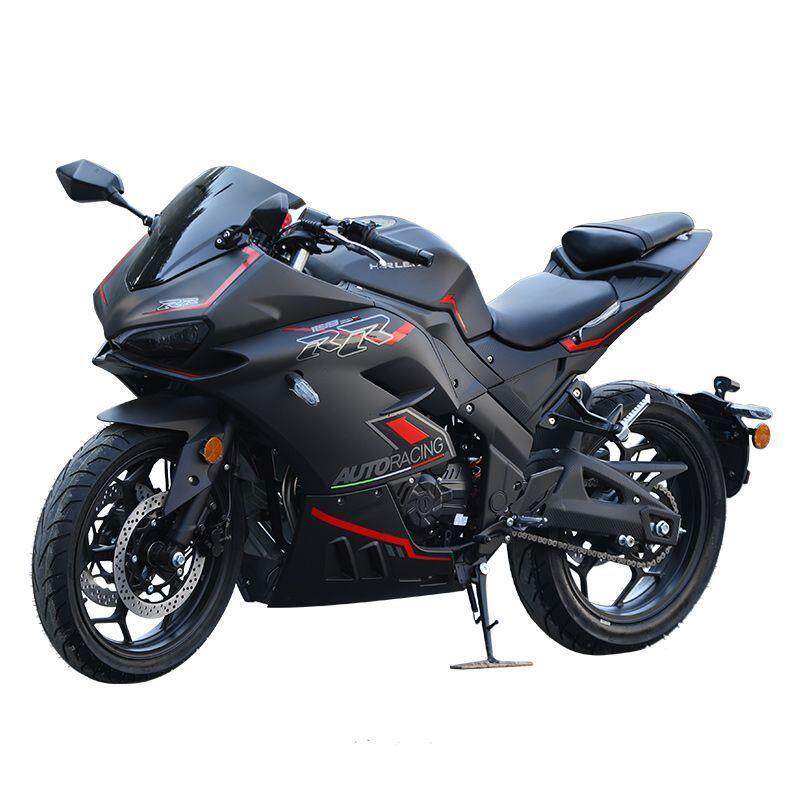 国产杜卡迪款V4公路赛跑车双缸水冷200cc蛟龙摩托车整车可以上牌