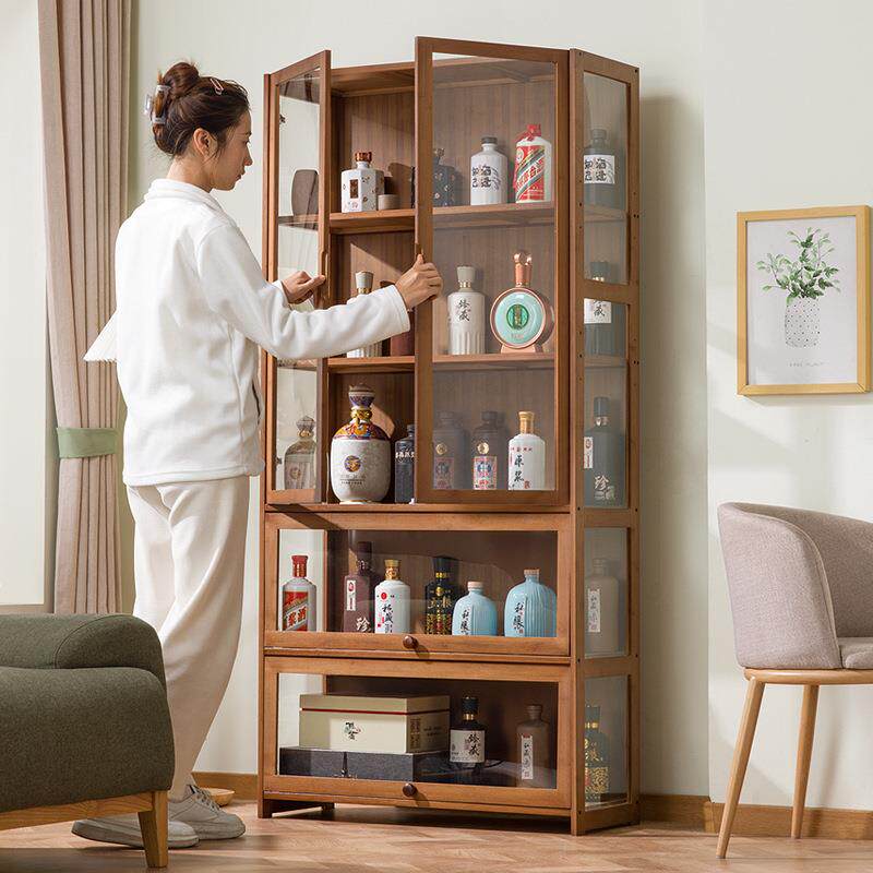 酒柜餐边柜高柜客厅靠墙一体现代简约橱柜置物柜收纳边柜子储物柜