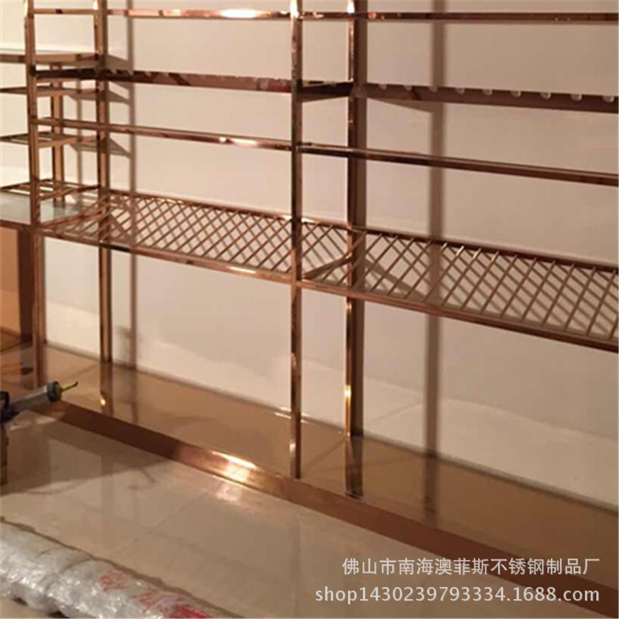 葡萄酒档红酒架不锈钢摆件架创意红酒展示架不锈钢酒柜
