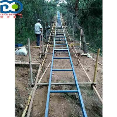 家用电动斗式提升机工地爬山虎上料提升机别墅修建斜坡送料车