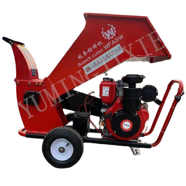 农用粉碎机 碎枝机 果园用的可移动式碎木机 一洋机械破碎机