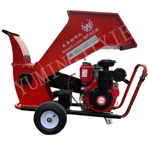 农用粉碎机 碎枝机 果园用的可移动式碎木机 一洋机械破碎机