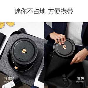 新款直销活动礼品网红小家电器分体折叠便携电煮锅多用小电火锅旅