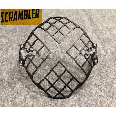 适用Scrambler 杜卡迪自由自游800 400改装X大灯网 大灯护网 灯罩