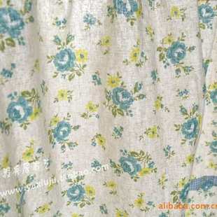 蓝色50 M01日韩风格 短窗帘 洗手台橱柜帘 135CM 门帘