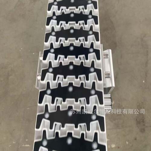 苏州厂家直销柔性输送带钢顶链板高耐磨输送型材标准机身模块化