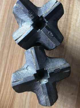 头十字型高炉606570钻高炉口钻头铜焊铁焊开钻头支持