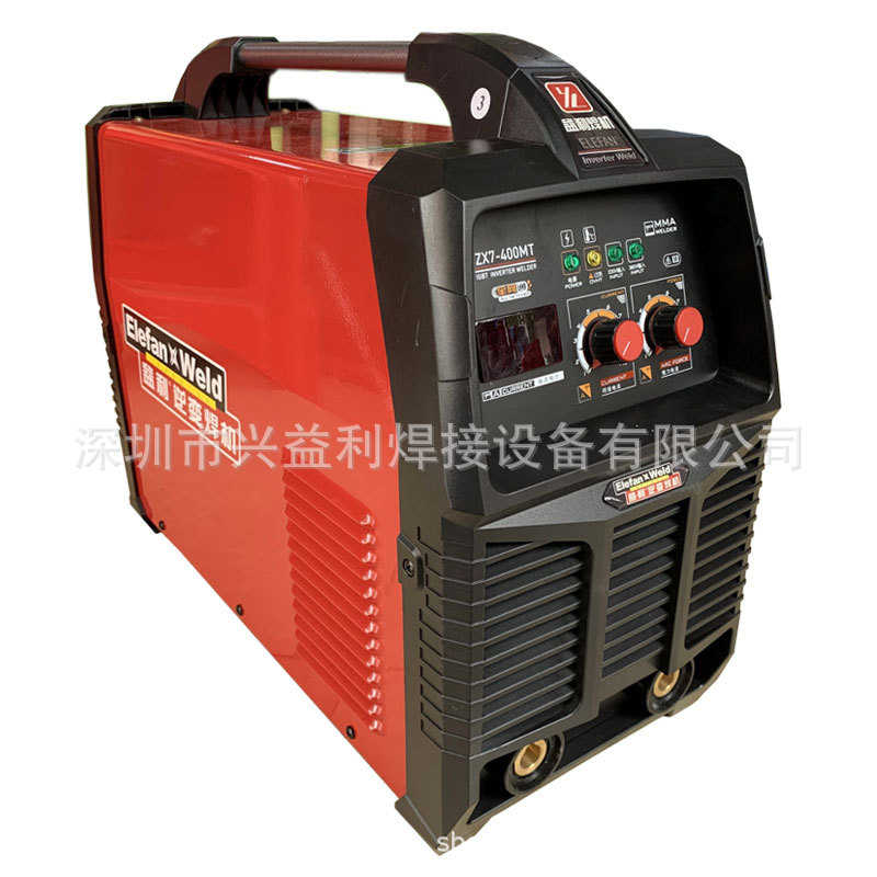 深圳益利电焊机ZX7-400MT 单相AC220/AC380三相两用电手持式现货