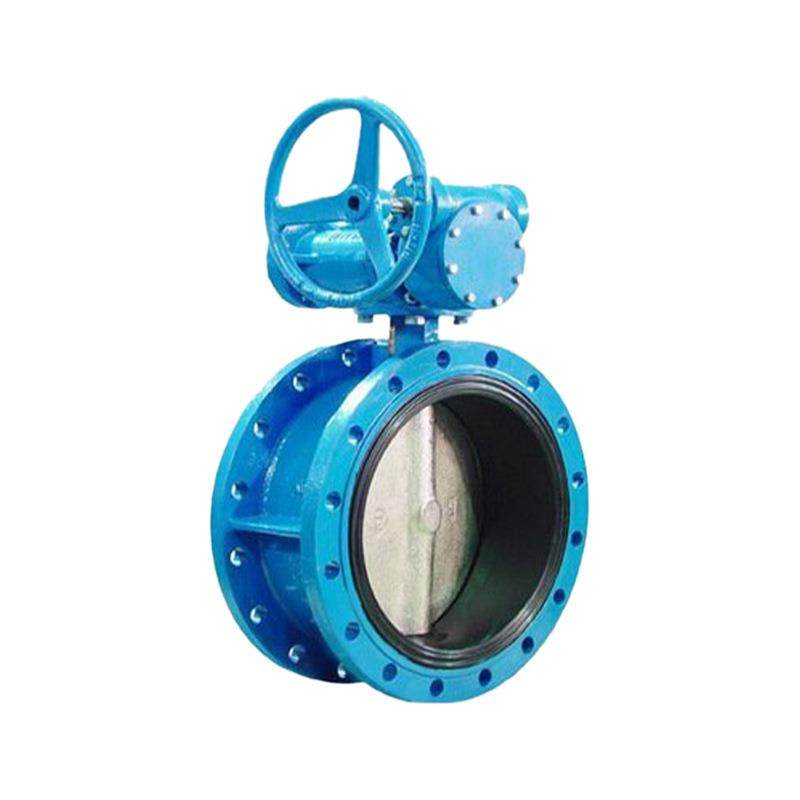 工厂直供蝶阀D341X-16Q涡轮法兰蝶阀手动蝶阀球墨铸铁软密封蝶阀