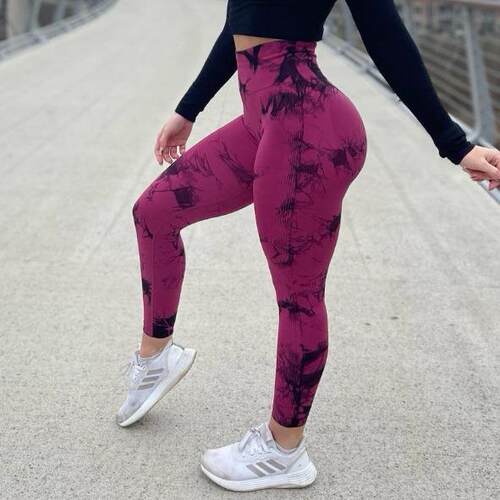 Women's High Waist Tummy Control Compression Sports Leggings