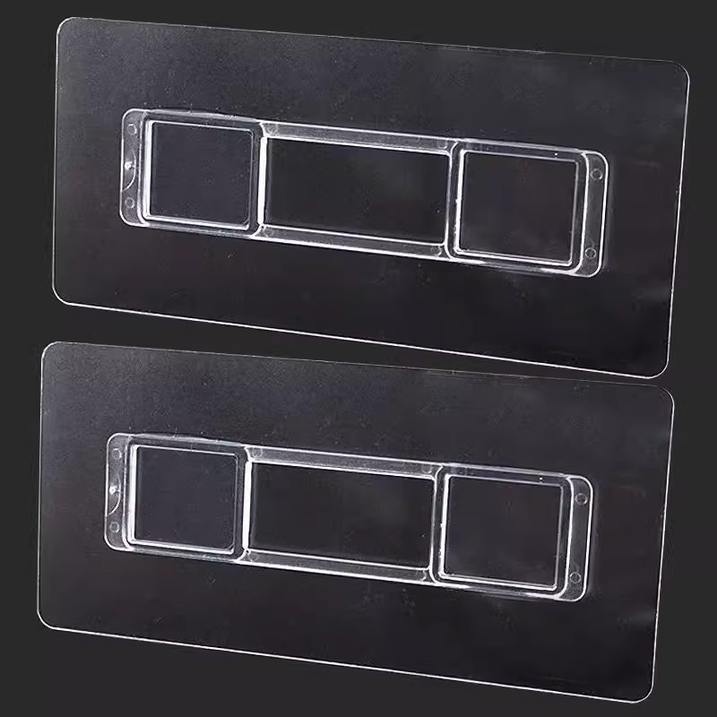 透明无痕无痕粘贴粘贴贴片首饰盒