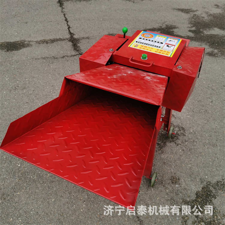 启泰干湿两用碎草机 四刀六刀小型喂牛打草机 柴油机带切草机