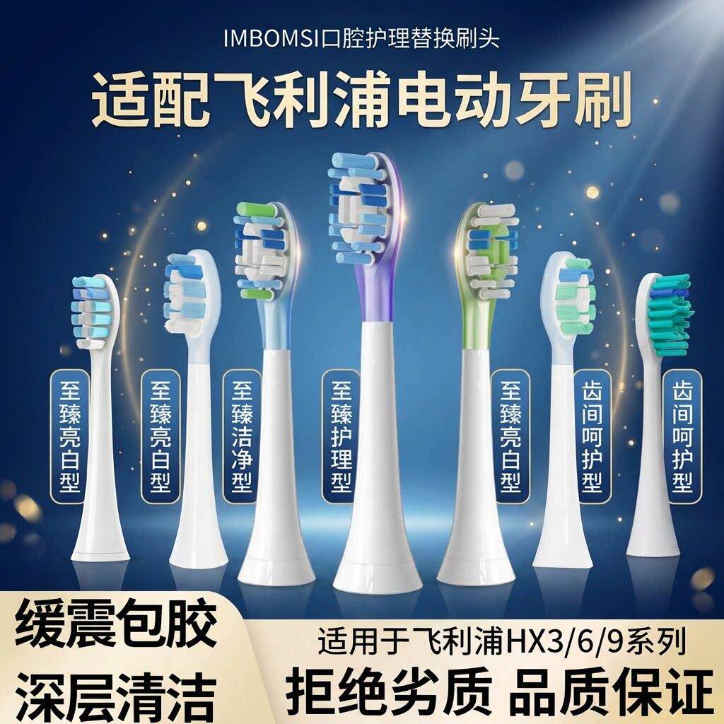 适配飞利浦电动牙刷头替换通用hx9093/9360/9911/HX6972/HX3226