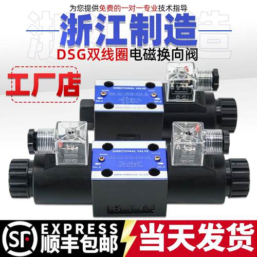 DSG-02-3C2-DL液压站3C3换向阀3C4电磁阀2D2 3C60 2B2-LW 24 220V