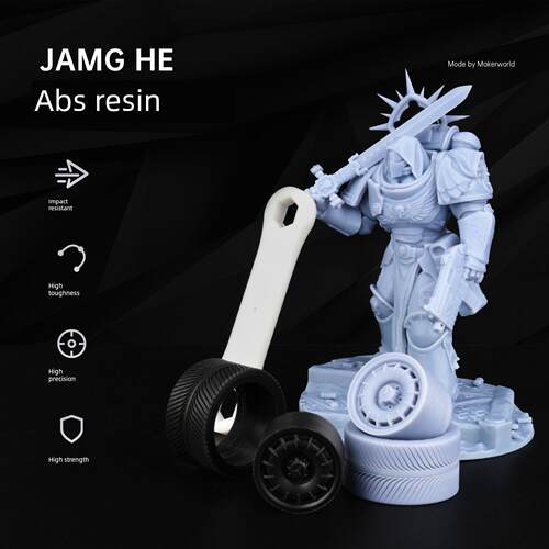 Jamghe工匠型Abs树脂具有坚硬的韧性，可以钻孔和攻丝。它没有被