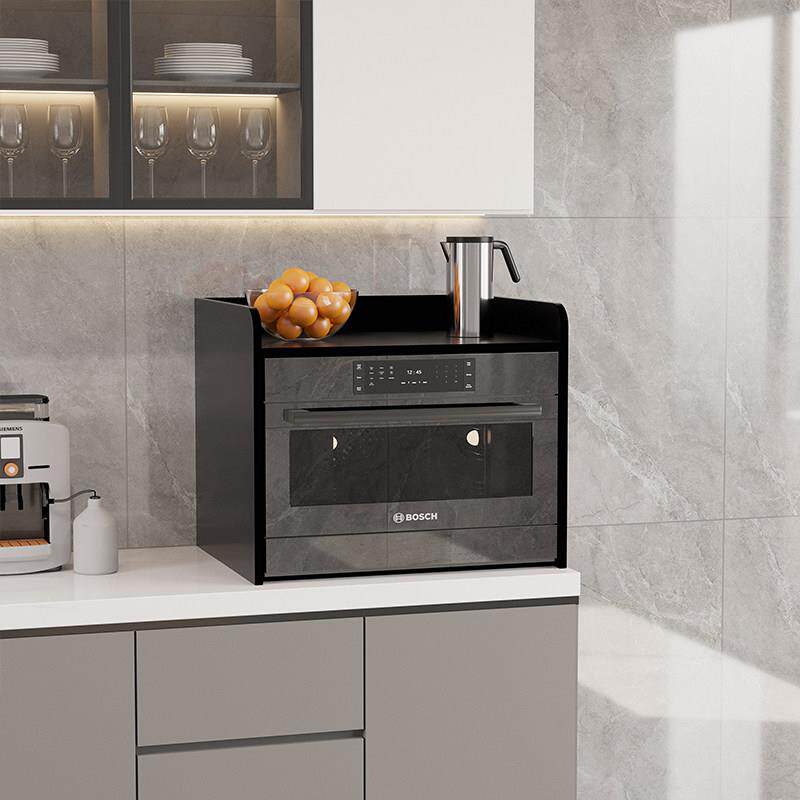 厨房落地嵌入板式洗碗机消毒柜架子碗盘柜架微波炉烤箱储物置物架